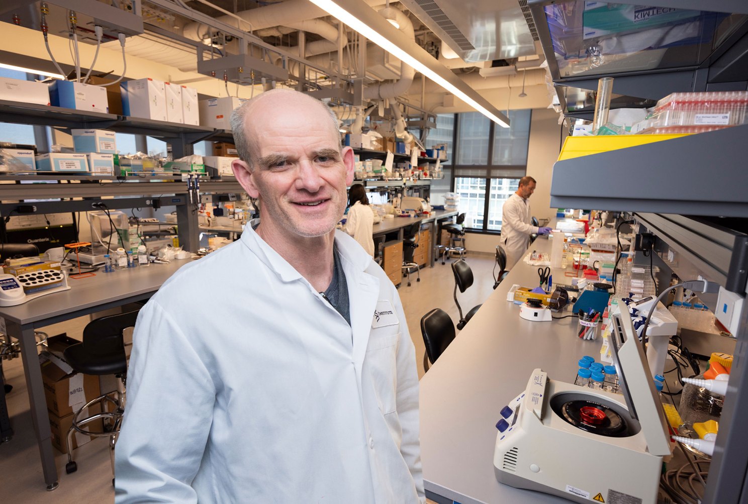 Materializing safe, on-demand living therapeutics